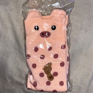 Pink Piggy Socks